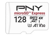 Geheugenkaart - PNY - flash memory card - 128 GB - microSD PCI Express Gen 3x1 UHS-I - P-SDU128P31880EXP-GE