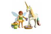 Speelgoedpop - Playmobil Verzamelbare eenhoorn: Regenboogbloem met fee - 71840