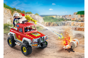Speelgoedpop - Playmobil Brandweerwagen - 71824