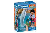 Speelgoedpop - Playmobil Dierentuin: Dolfijn en bezoeker - 72091