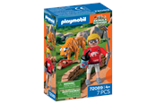 Speelgoedpop - Playmobil Dierentuin: Tijger en bezoeker - 72089