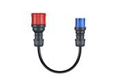 Elektrische auto oplader - go-e Gemini flex 11 kW adapter CEE blue 16 A - CH-04-35