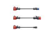 Elektrische auto oplader - go-e Gemini flex 22 kW adapter set CEE red 16 A CEE blue 16 A EU plug - CH-04-09