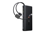 Powerbank - Baseus EnerFill FC41 20000mAh 100W Power Bank with Digital Display and Built-in Dual USB-C Cable - Black Powerbank - Zwart - 20000 mAh - E0028N03