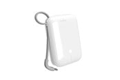 Powerbank - Puro Power Link 10 Plus 10000 mAh powerbank with built-in USB-C cable – white Powerbank - Wit - 10000 mAh - PUFCBB100C2USBCWHI