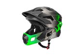 Fietsaccessoires - Rockbros TS-61 10110061003 Children's Bike Helmet with Detachable Chin Size S (48-54) - Green - 10110061003