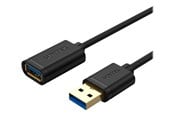 USB-kabel - Unitek Y-C456GBK - USB extension cable - USB Type A to USB Type A - 50 cm - Y-C456GBK