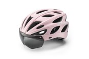 Fietsaccessoires - Rockbros Bike Helmet with Visor Detachable UV Goggles Detachable Visor Unisex - Pink - 8386824304084