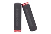 Fietsaccessoires - Rockbros BT1001BKRD sponge bicycle handlebar grips - black and red - BT1001BKRD