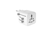 Mobiel - Adapters & Opladers - Puro Universal Travel Adapter - White - PUWTA1WHI