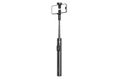 Mobiel - Overige accessoires - Wozinsky Selfie stick WRZP1 with automatically extendable legs tripod function 1.7m - black - 5907769372575