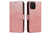 Mobiel - Covers & Cases - Hurtel Magnet Case Elegant Case Cover with a Flap and Stand Function Poco M4 Pro 5G Pink - 5907769338298