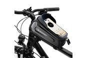Mobiel - Overige accessoires - Wozinsky bicycle bag for the frame armored with a phone pocket 1.7 l - black - 5907769372469