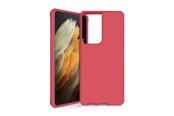 Mobiel - Covers & Cases - ITSKINS FERONIABIO cover for Samsung Galaxy S21 Ultra 4G / 5G®. Red - SGU3-SPBIO-REDD