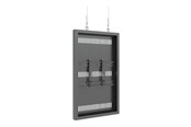 Muurbevestigingen, AV-bevestigingen & AV-meubels - Multibrackets M Pro Series enclosure - Slim - for digital signage display - wire small universal theft protect - black - Max 40 kg - recommended for 43" - 7340234811458