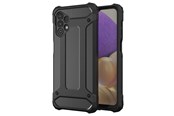 Mobiel - Covers & Cases - Hurtel Hybrid Armor Case Tough Rugged Cover for Samsung Galaxy A73 Black - 5907769338564