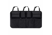 Auto-accessoires - Wozinsky Large Car Organizer for Back Seat Backrest and Trunk - Black - 5907769385162