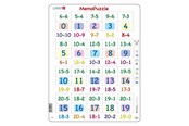 Puzzels - Larsen Puzzles Puzzle MemoPuzzle. Learn minus pieces with numbers from - 40 pieces Maxi (36.5x28.5 cm) Vloer - GP8
