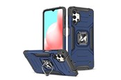 Mobiel - Covers & Cases - Wozinsky Ring Armor tough hybrid case cover + magnetic holder for Samsung Galaxy A73 blue - 9145576243596