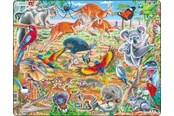 Puzzels - Larsen Puzzles Puzzle Australian animals - 60 pieces Maxi (36.5x28.5cm) Vloer - FH45
