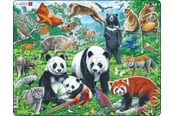 Puzzels - Larsen Puzzles Puzzle Chinese wildlife - 56 pieces Maxi (36.5x28.5 cm) Vloer - FH43