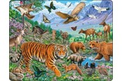 Puzzels - Larsen Puzzles Puzzle Siberian tiger summer - 36 pieces Maxi (36.5x28.5 cm) Vloer - FH39