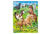 Puzzels - Larsen Puzzles Puzzle Horses - 65 pieces Maxi (36.5x28.5 cm) Vloer - FH38