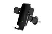 Mobiel - Adapters & Opladers - Wozinsky WEDZ-3Y8S clamp car holder with 15W inductive charger for phone on the air vent - black - 5907769372537