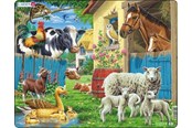 Puzzels - Larsen Puzzles Puzzle Farm animals - 23 pieces Maxi (36.5x28.5 cm) Vloer - FH23