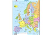 Puzzels - Larsen Puzzles Puzzle Europe Political - 37 pieces Maxi (36.5x28.5 cm) Vloer - A8