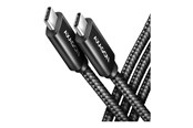 USB-kabel - AXAGON BUCM4X-CM05AB - USB-C cable - USB-C to USB-C - 50 cm - BUCM4X-CM05AB