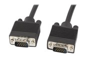 Beelscherm- en tv-kabel - Lanberg - VGA cable - HD-15 (VGA) to HD-15 (VGA) - 3 m - CA-VGAC-10CC-0030-B