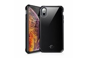 Mobiel - Covers & Cases - ITSKINS HYBRID GLASS cover for iPhone XS Max®. Black - APXP-IRIDM-BLCK