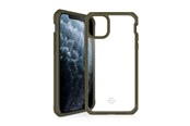 Mobiel - Covers & Cases - ITSKINS HYBRID SOLID cover for iPhone 11 Pro Max / XS Max®. Olive green and transparent - APXM-HYBSO-KATR
