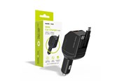 Mobiel - Adapters & Opladers - Mobile Origin 90W Car Charger CA22 - USB-C + USB-A 2x USB-C Cable - MO-90CCH-CA22