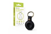 Mobiel - Overige accessoires - Mobile Origin AirTag Leather Keychain A6 black - MO-ALK-BLK