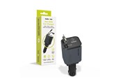 Mobiel - Adapters & Opladers - Mobile Origin 4in1 50W Car Charger CA28 - USB-C + USB-A USB-C and Lightning Cable - MO-CCH-CA28