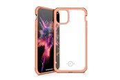 Mobiel - Covers & Cases - ITSKINS HYBRID SOLID cover for iPhone 11 Pro / XS / X®. Plain coral and transparent - APXE-HYBSO-PCTR