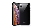 Mobiel - Covers & Cases - ITSKINS HYBRID GLASS cover for iPhone XS / X®. Black - APHX-IRIDM-BLCK