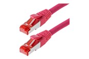 Netwerk - kabel - Helos patch cable - 1 m - magenta - Roze - 1meter - 118041