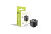 Mobiel - Adapters & Opladers - Mobile Origin Universal Travel Adapter PW30 EU/UK/US/AUS Black - MO-UTRA-PW30-BLK