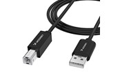 USB-kabel - Wozinsky WKDDY4S USB-B - USB-A 480Mb/s Cable 1m - Black - 5907769376627