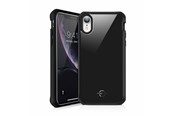 Mobiel - Covers & Cases - ITSKINS HYBRID GLASS cover for iPhone XR®. Black - AP61-IRIDM-BLCK