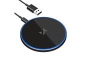 Mobiel - Adapters & Opladers - Wozinsky WLI-01Y 15W Qi Inductive Charger with USB-C Cable - Black - 5907769378881