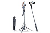 Mobiel - Overige accessoires - Wozinsky Selfie stick WC1Y70S telescopic tripod 1.7m with phone holder - black - 5907769384554