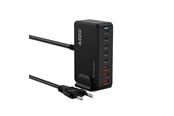 Mobiel - Adapters & Opladers - Wozinsky WSL-440 440W Gan QC3 Charging Station - Black - 5907769385070