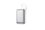 Powerbank - Joyroom JR-PBF29 20000mAh 22.5W Powerbank with Double Cable - White Powerbank - Wit - 20000 mAh - JR-PBF29-white