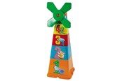 Speelgoed voor baby's - Androni Stacking cube + mill 41cm - 3100