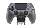 Gaming accessoires - Deltaco GAMING Metallic Spray-Painted PS5 Wireless Controller with Charging Dock - Wired Controller - Android - GAM-199-STEELGRAY