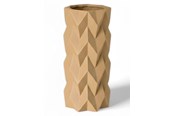 Decoratie - Simiu TESSURA - Vase - 17cm - Beige - 5714255011616